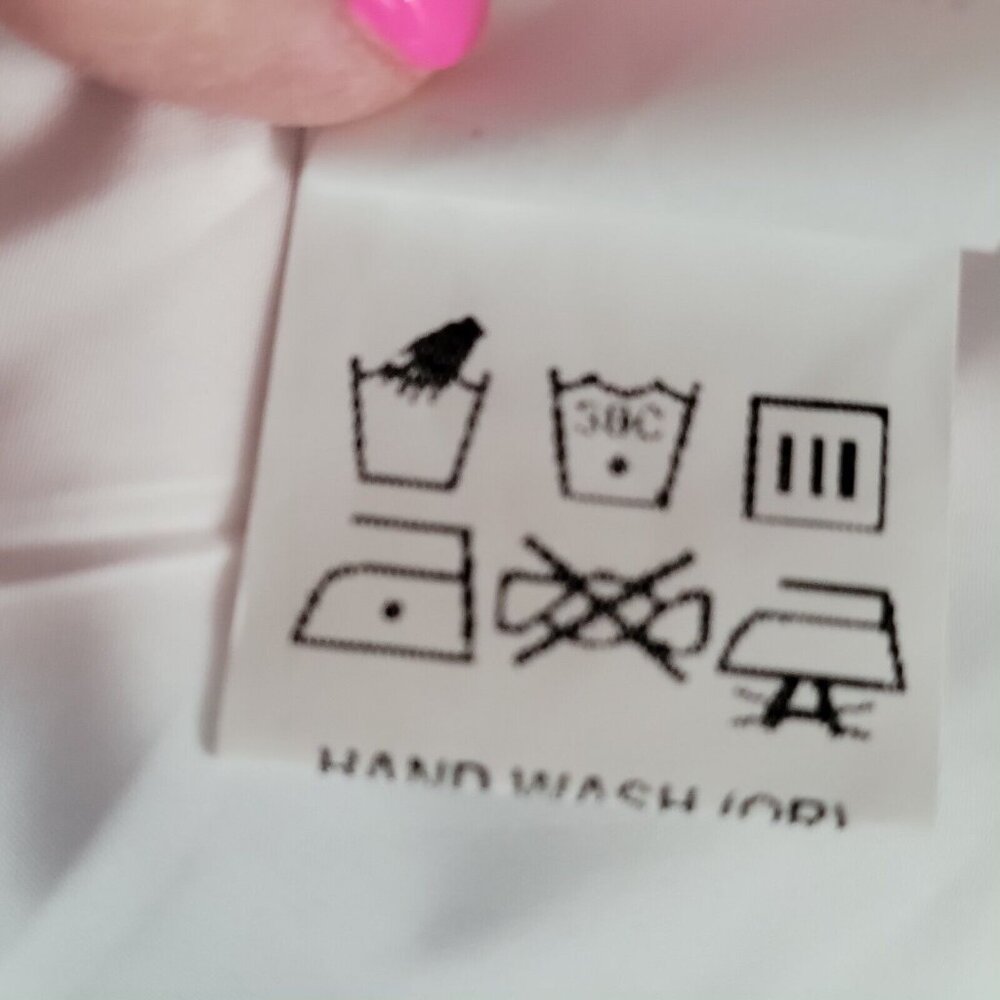 Wayward Fancies eShakti M 8 White Open Coat Large Colorful Polka Dots Pockets - Picture 10 of 14